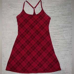 Outdoor Voices Plaid Exercise Dress